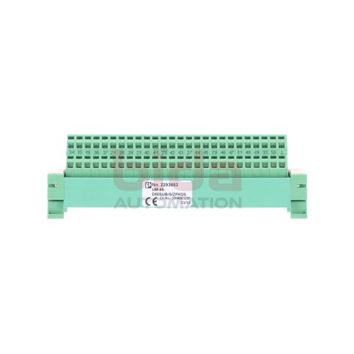 Phoenix Contact UM 45-D50SUB/S/ZFKDS (2293653) &Uuml;bergabemodul / Transfer Module