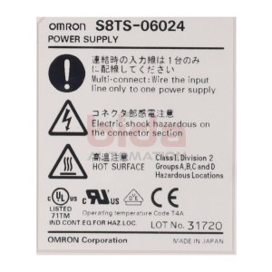 Omron S8TS-06024 Stromversorgung / Power Supply 24-28V