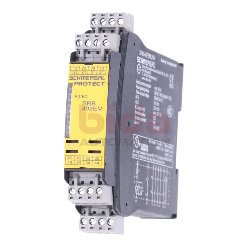 Schmersal SRB 402EM-24V Sicherheitsrelais / Safety Relay 24V 2A 50mA