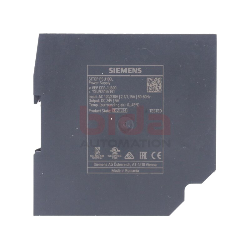 Siemens 6EP1333-1LB00 / 6EP1 333-1LB00 Stromversorgung / Power Supply 24V 5A