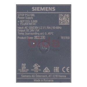 Siemens 6EP1333-1LB00 / 6EP1 333-1LB00 Stromversorgung /...