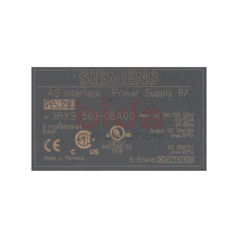 Siemens 3RX9 503-0BA00 / 3RX9503-0BA00 Netzteil / Power Supply Unit