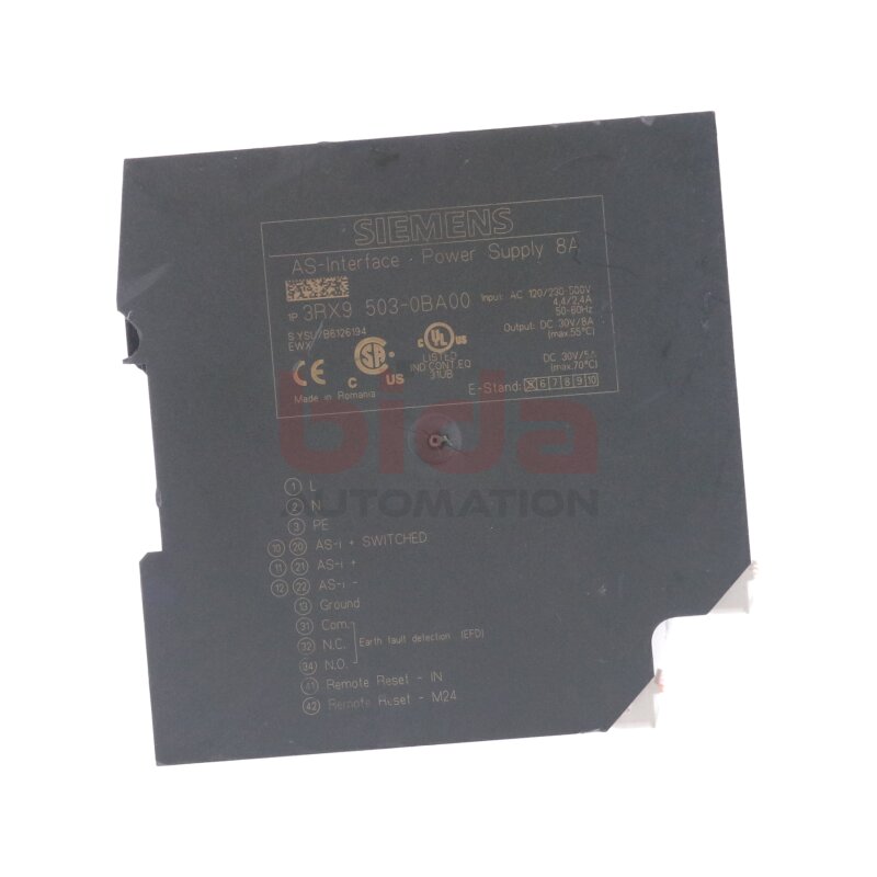 Siemens 3RX9 503-0BA00 / 3RX9503-0BA00 Netzteil / Power Supply Unit