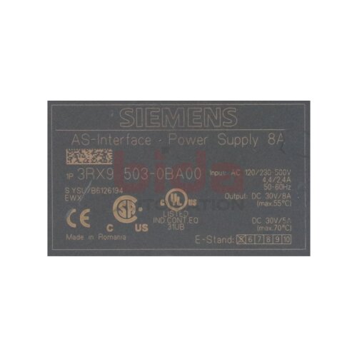 Siemens 3RX9 503-0BA00 / 3RX9503-0BA00 Netzteil / Power Supply Unit