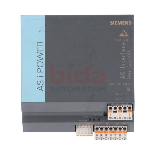 Siemens 3RX9 503-0BA00 / 3RX9503-0BA00 Netzteil / Power Supply Unit