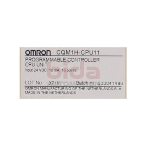 Omron CQM1H-CPU11 pogrammable controller 24VDC 10mA