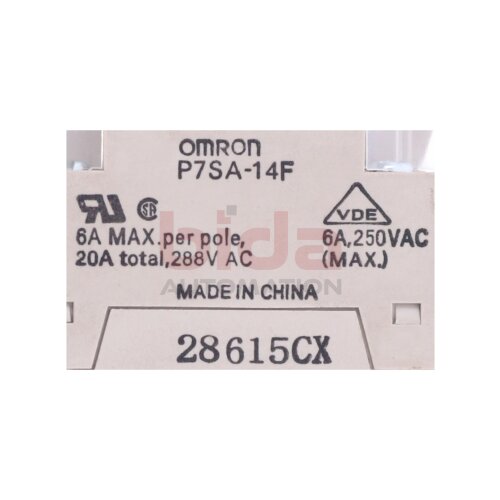 Omron P7SA-14F Relaisockel / relay socket 6A 250VAC