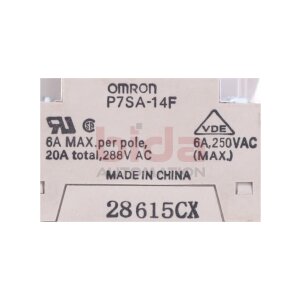 Omron P7SA-14F Relaisockel / relay socket 6A 250VAC