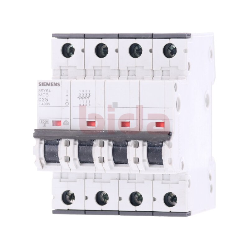 Siemens 5SY64 C25 Leitungsschutzschalter / Circuit Breaker 400V