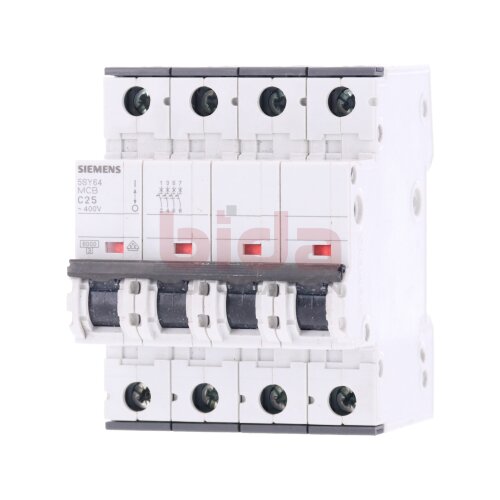 Siemens 5SY64 C25 Leitungsschutzschalter / Circuit Breaker 400V