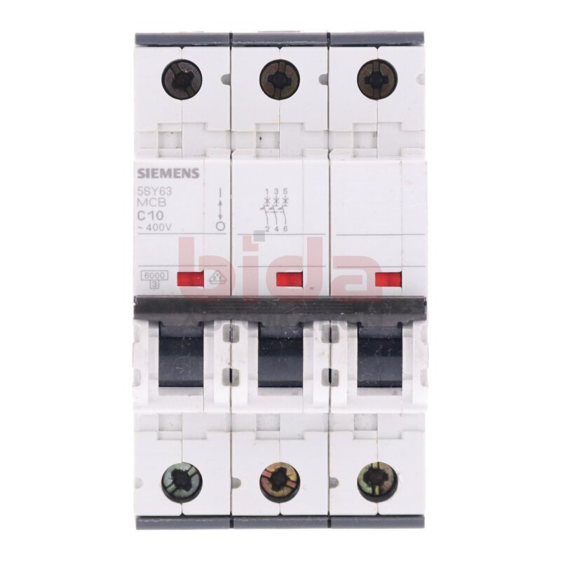 Siemens 5SY63 MCB C10 Leitungsschutzschalter / Circuit Breaker 400V