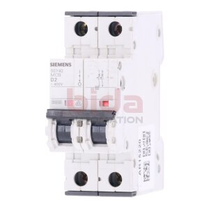 Siemens 5SY42 MCB D2 Leitungsschutzschalter / Circuit...