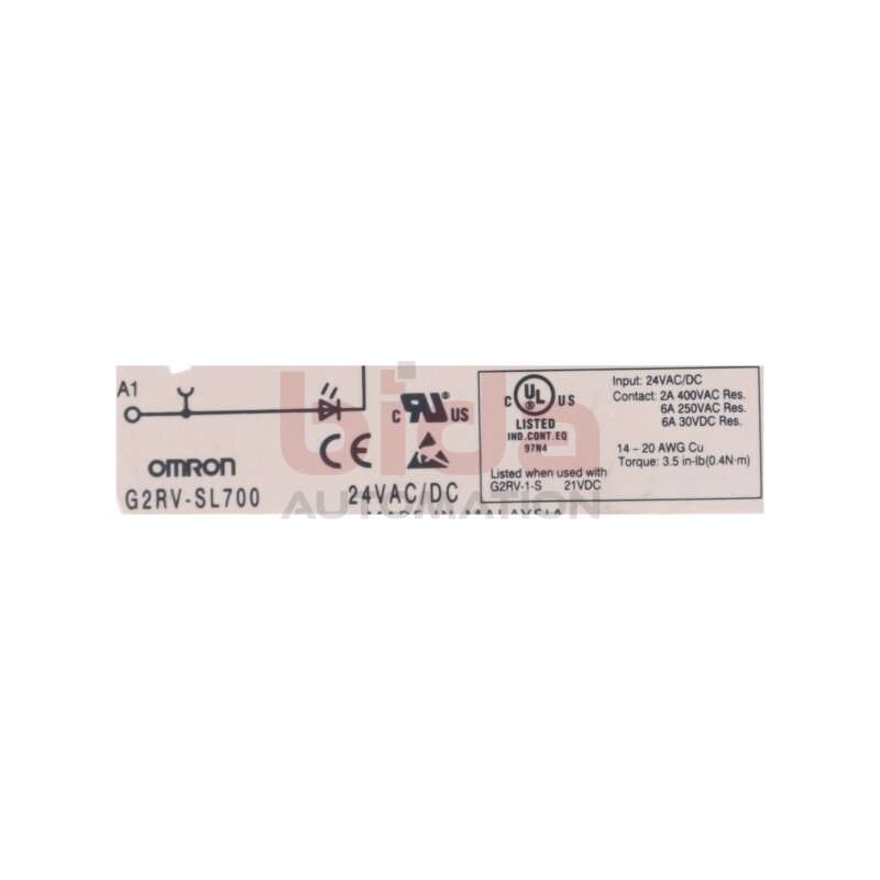 Omron G2RV-SL700 (2547W1) Relais / Relay 24V