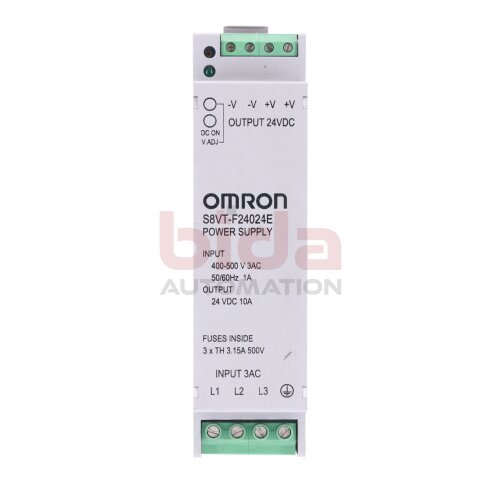 Omron S8VT-F24024E Netzteil / Power Supply Unit 500V 15A