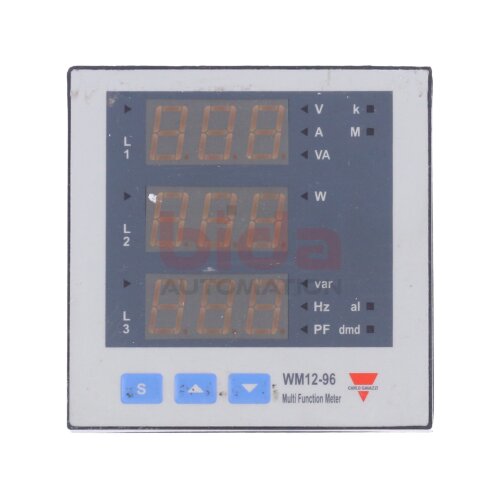 Carlo Cavazzi WM12-96.AV5.3.D.X  Multifunktionsanzeige /  Multifunction display 230 VAC