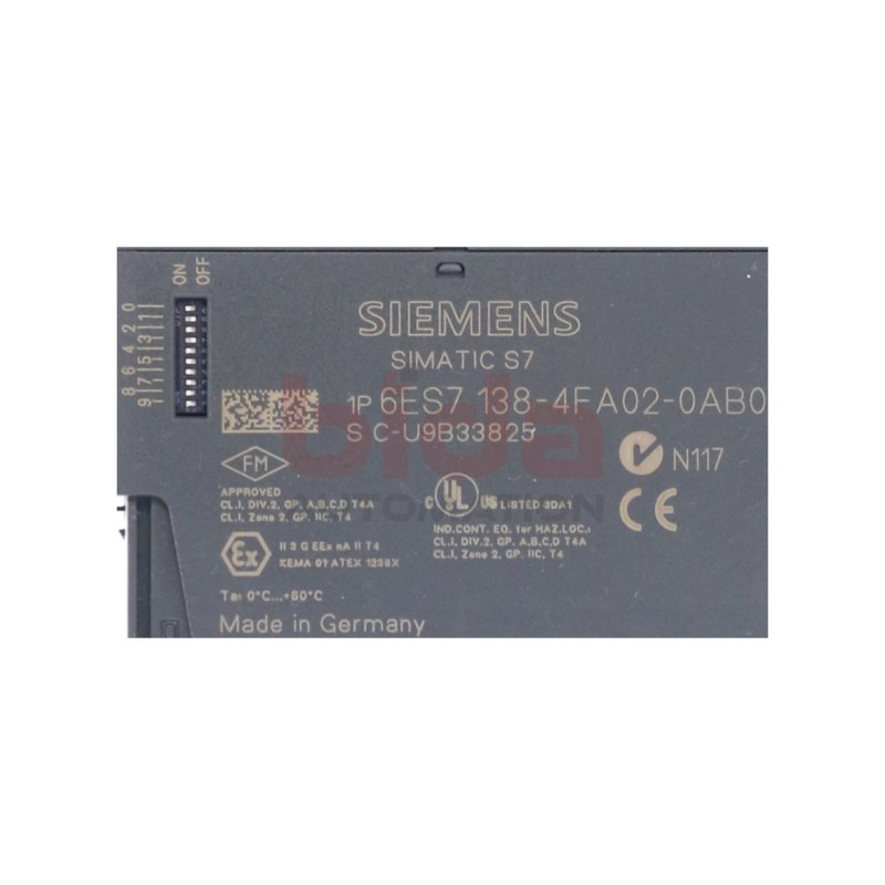 Siemens 6ES7 138-4FA02-0AB0 / 6ES7138-4FA02-0AB0  Elektronik Modul / Electronic Module 24V