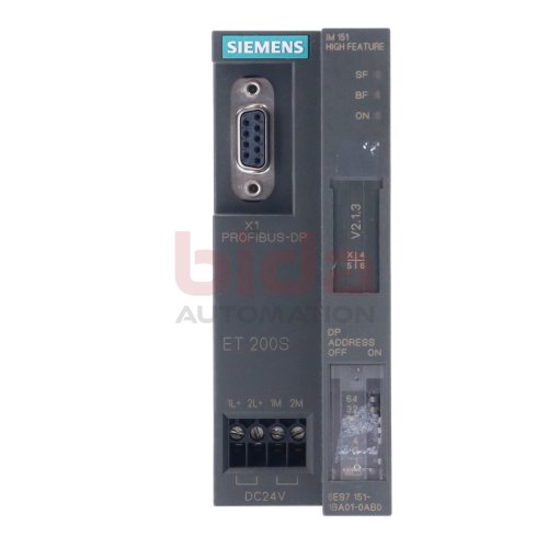 Siemens 6ES7 151-1BA01-0AB0 / 6ES7151-1BA01-0AB0 SIMATIC DP, INTERFACEMODUL 24V