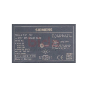 Siemens 6ES7 405-0KA02-0AA0 / 6ES7405-0KA02-0AA0...