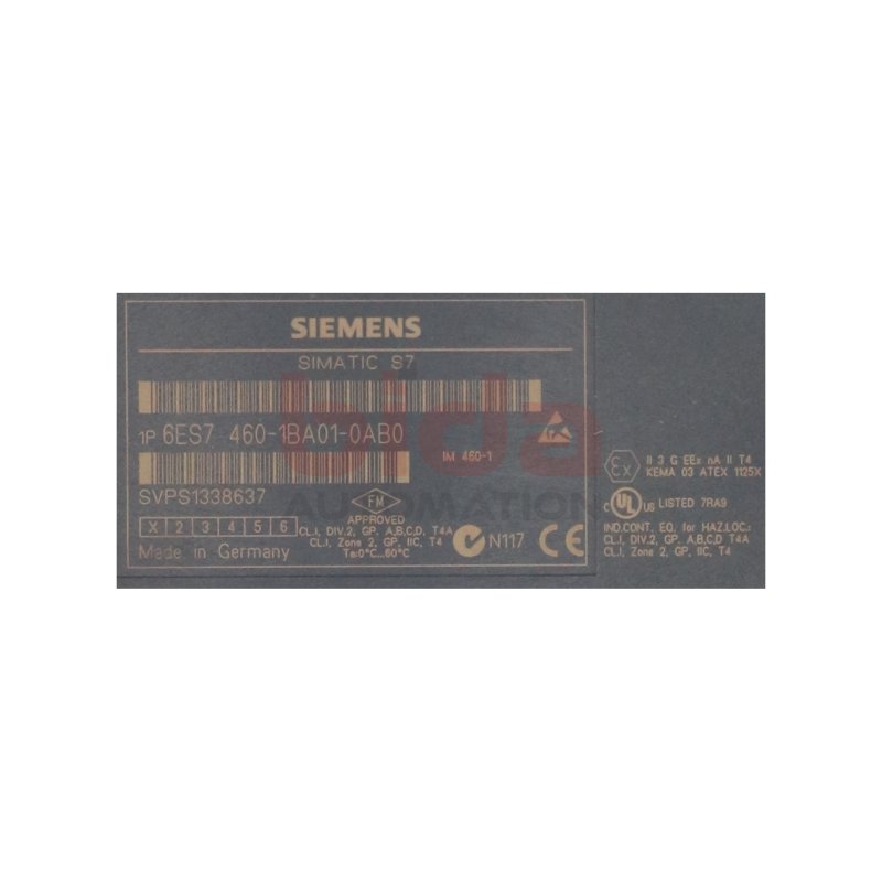 Siemens 6ES7 460-1BA01-0AB0 / 6ES7460-1BA01-0AB0 SIMATIC S7-400, Anschaltbaugruppe / Interface module