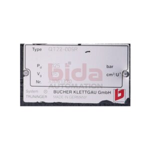 Bucher QT22-005R Pumpe 125bar Innenzahnradpumpe internal...