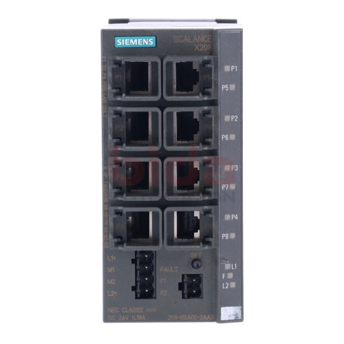 Siemens 6GK5208-0BA00-2AA3 /  6GK5 208-0BA00-2AA3 Ethernet switch 24V 0,19 A