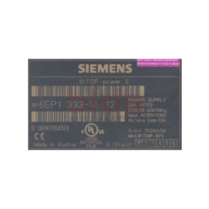 Siemens 6EP1 333-1AL12 / 6EP1333-1AL12  Stromversorgung /...