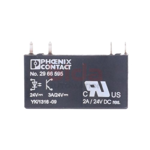 Phoenix Contact 29 66 595 Halbleiterrelais / Solid State Relay 24VDC 2A
