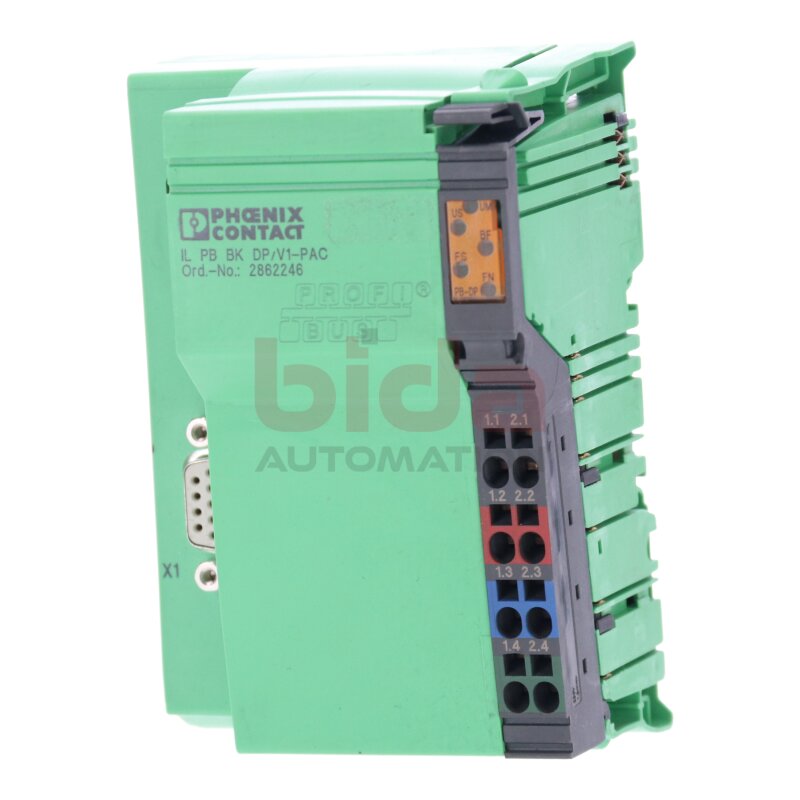 Phoenix Contact IL PB BK DP/V1-PAC (2862246) Buskoppler / bus coupler 24VDC 1,25A