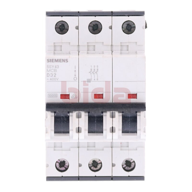 Siemens 5SY4332-8 (5SY43 MCB D32) Leitungsschutzschalter / Circuit Breaker 400V
