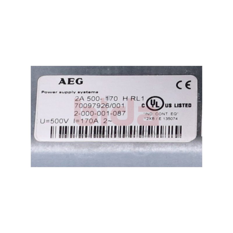 AEG Thyro-A 2A 500-170 HRL1 (2-000-001-087) Leistungssteller  / Power controller 500V 170A