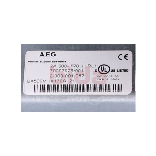 AEG Thyro-A 2A 500-170 HRL1 (2-000-001-087) Leistungssteller  / Power controller 500V 170A