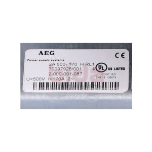 AEG Thyro-A 2A 500-170 HRL1 (2-000-001-087)...