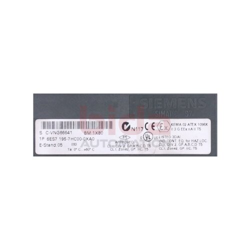 Siemens 6ES7 195-HC00-0XA0 / 6ES7195-HC00-0XA0 Busmodule