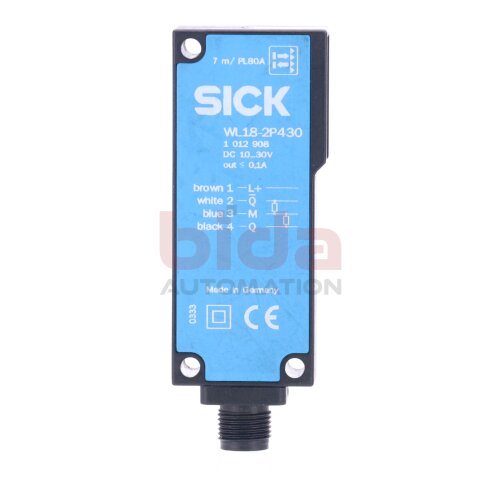 Sick WL18-2P430 (1012908) Lichtschranke / Photoelectric Barrier 10...30V 0,1A