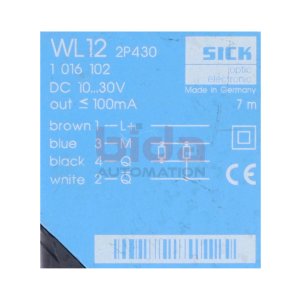 Sick WL12 2P430 (1016102) Lichtschranke / Photoelectric...