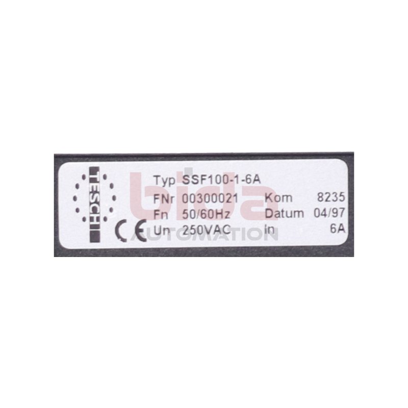 Tesch SSF100-1-6A Netzfilter Funkenstörfilter Filter 250V Line Filter