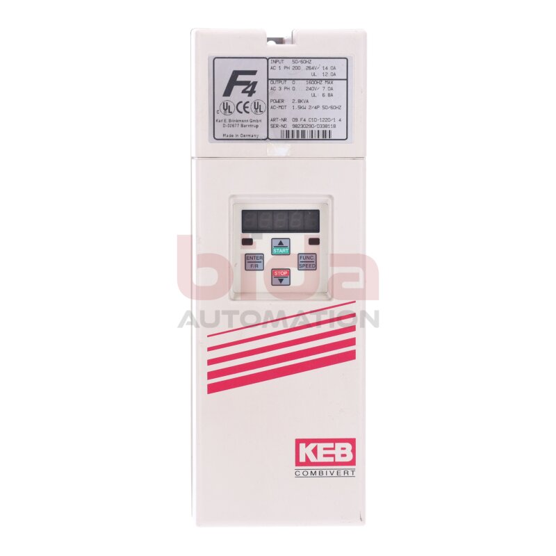 KEB 09.F4.C1D-1220/1.4 Frequenzumrichter / Frequency Converter