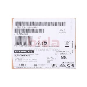 Siemens 6ES7510-1SJ01-0AB0 / 6ES7 510-1SJ01-0AB0...