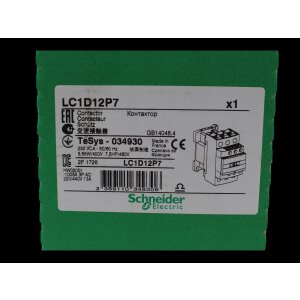 Schneider Schneider LC1D12P7 Contactor Schütz TeSys...