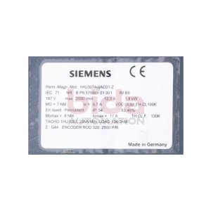 Siemens 1HU3074-0AC01-Z / 1HU3 074-0AC01-Z...