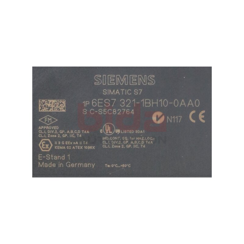 Siemens 6ES7 321-1BH10-0AA0 / 6ES7321-1BH10-0AA0 Digitaleingabe / Digital Input