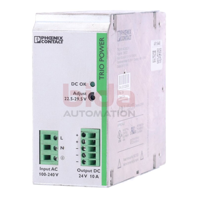Phoenix Contact TRIO-PS/1AC/24DC/10 (2866323) Stromversorgung / Power Supply 24V 10A