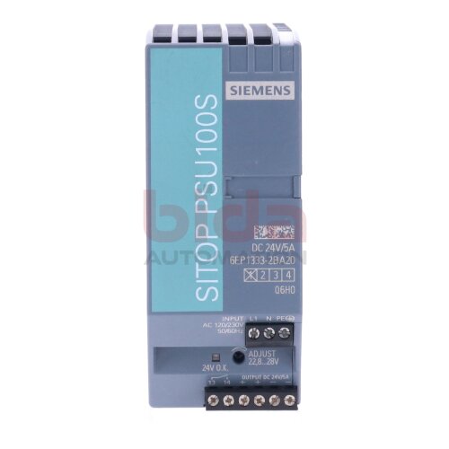 Siemens 6EP1333-2BA20 / 6EP1 333-2BA20 Stromversorgung / Power Supply 24V 5A