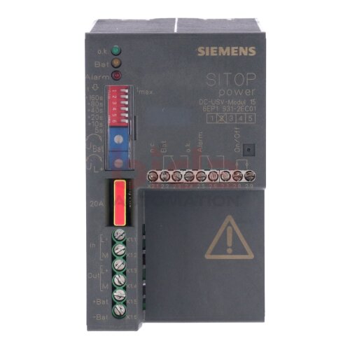 Siemens 6EP1 931-2EC01 / 6EP1931-2EC01 Stromversorgung / Power Supply 20A