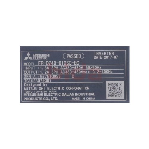 Mitsubishi FR-D740-012SC-EC Frequenzumrichter / Frequency Converter 380-480V