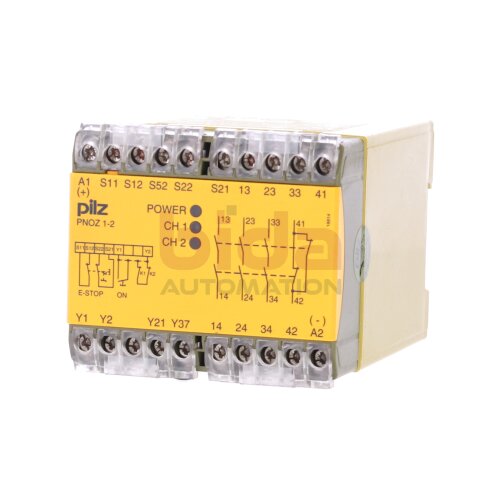 Pilz PNOZ 1-2 24VDC 3S1&Ouml; (474696) Sicherheitsrelais / Safety Relay 24VDC 3,5W