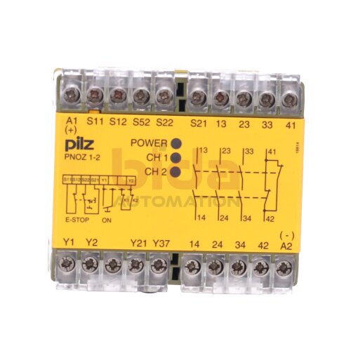 Pilz PNOZ 1-2 24VDC 3S1&Ouml; (474696) Sicherheitsrelais / Safety Relay 24VDC 3,5W