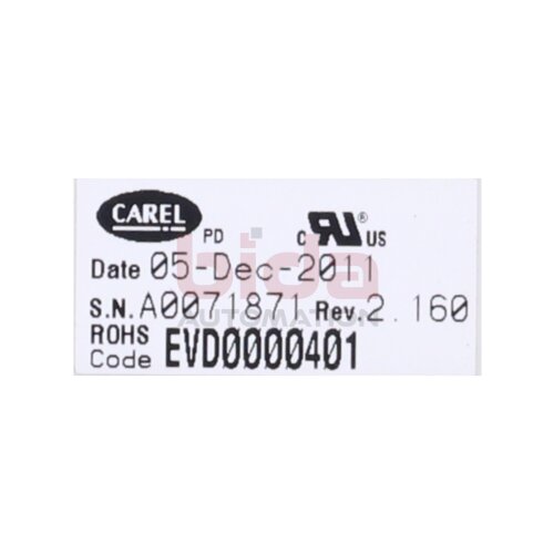 Carel EVD0000401 (EVD4) Control Modul