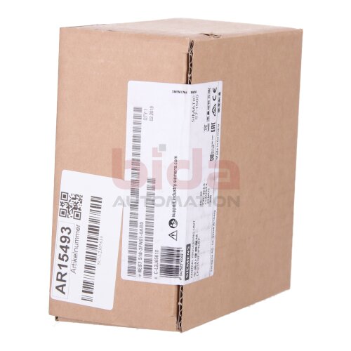 Siemens 6ES7516-3FN01-0AB0 S7-1500F 6ES7 516-3FN01-0AB0 Zentralbaugruppe Central module