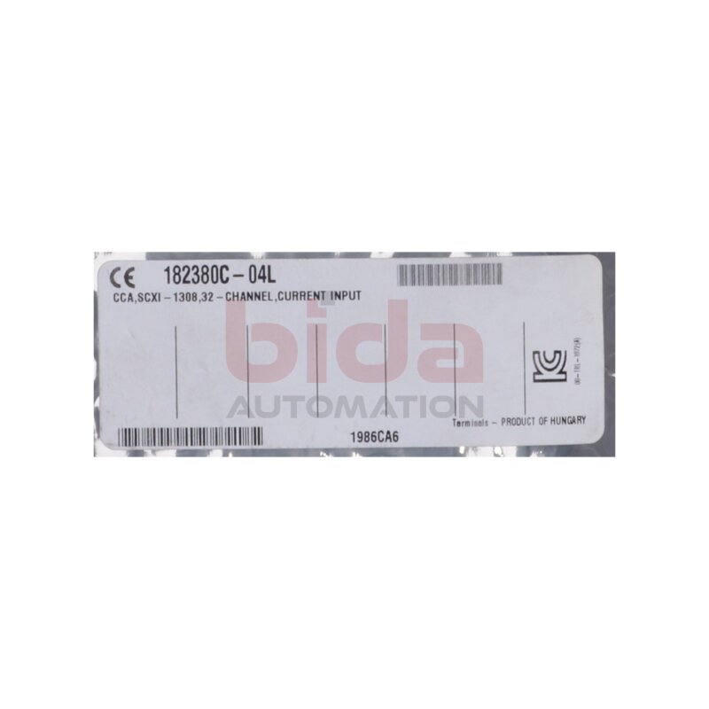 National Instruments 182380C-04L CCA,SCXI-1308,32 Channel Current Input